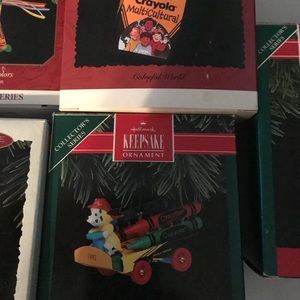 8 Hallmark Crayola ornaments